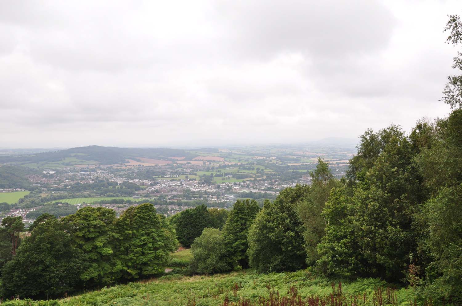 Perched high above the town, The Kymin boasts commanding views of Wales and England.