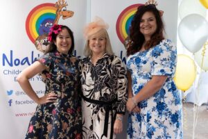 Noah’s Ark charity - Vice chair Julie Hayward, pictured with Jasmine Luck and Kath Fisher