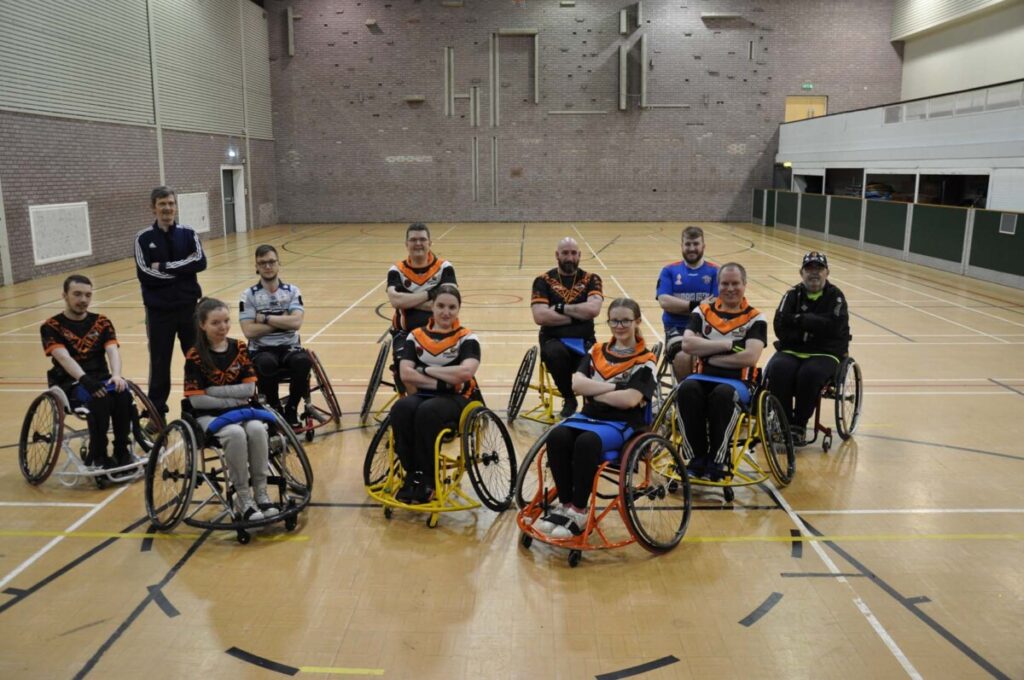 Torfaen Tigers WheelChair League team