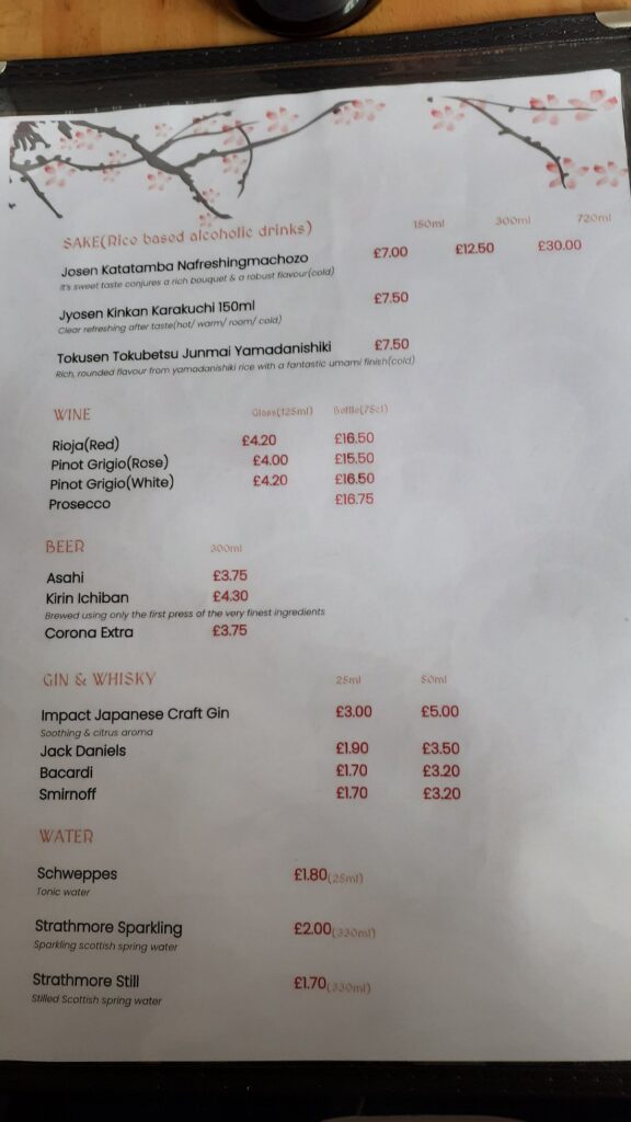 Sushi house abergavenny