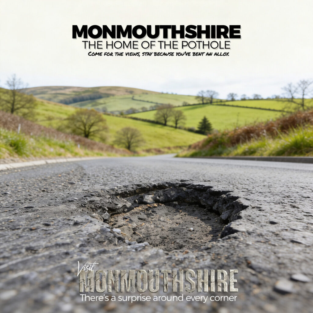 Potholes in Monmouthshire